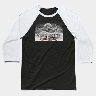 Landscape in Asia Baseball T-Shirt